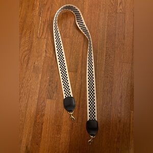 Clare V checkered strap